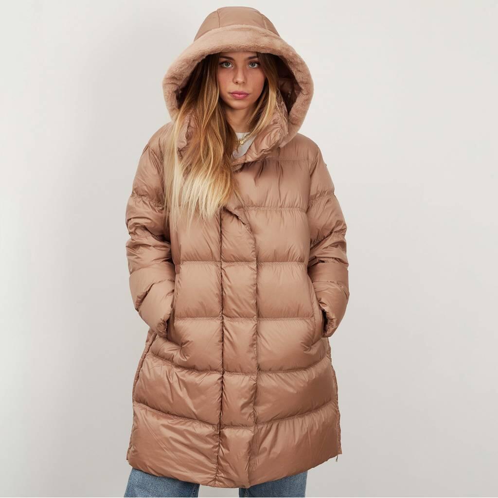 Veste Geox Modèle W Tahina Long Jkt Couleur Marron 3/5