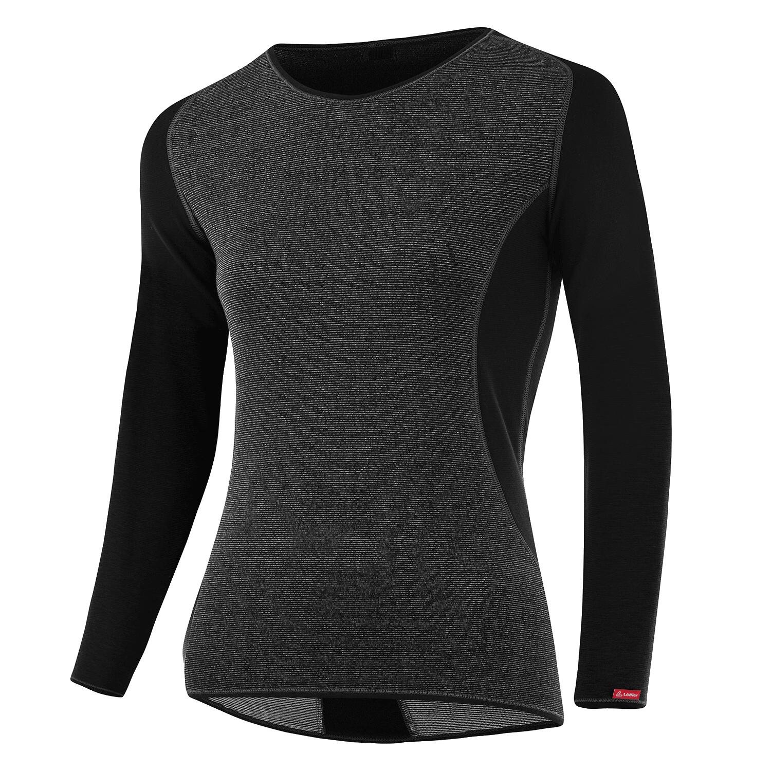 LÖFFLER Camada Base Mulher - Shirt Transtex Warm CB W - Black