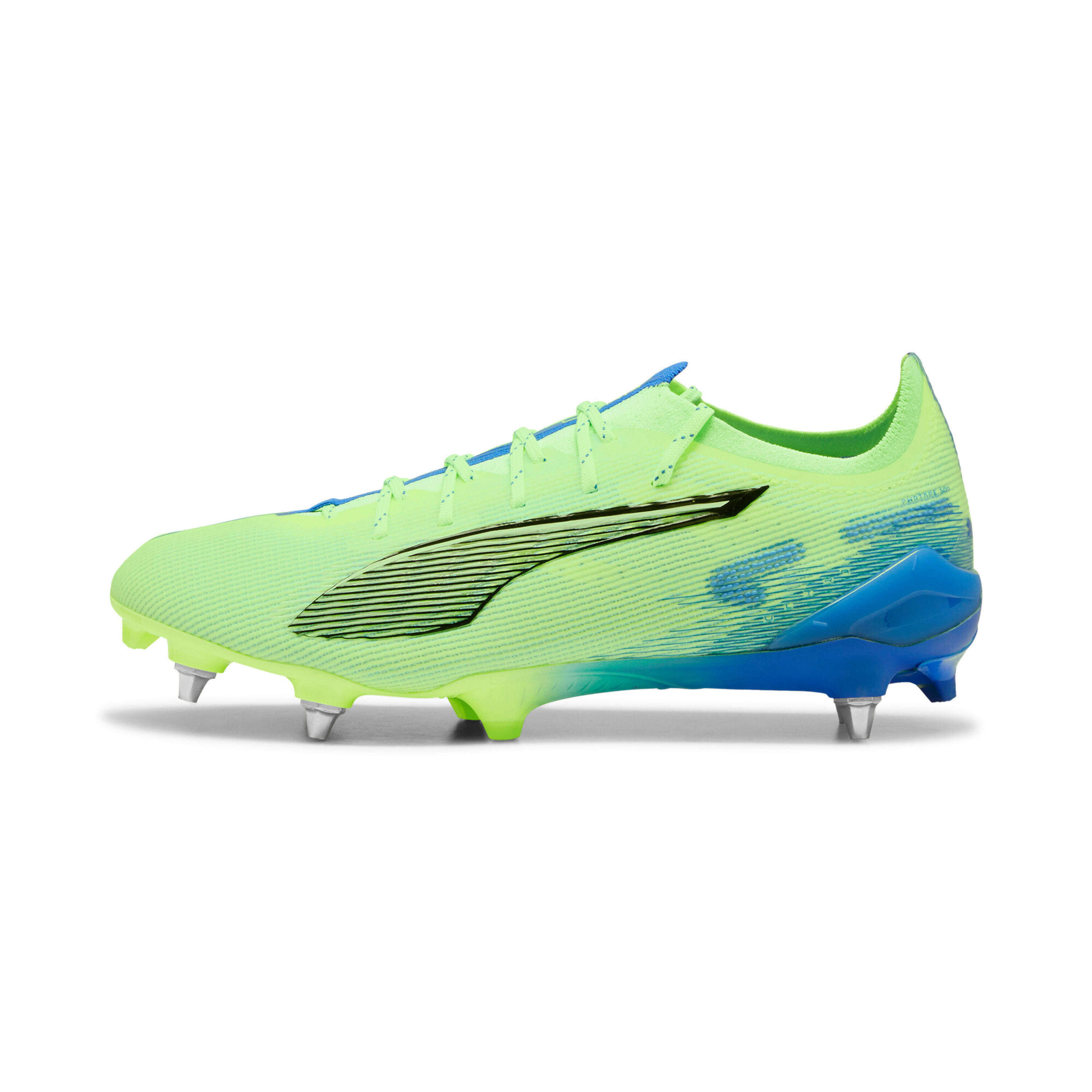 Puma - Chaussures De Football Puma Ultra - Chaussures À Crampons - Bleu|jaune|vert - 38,5 - Decathlon