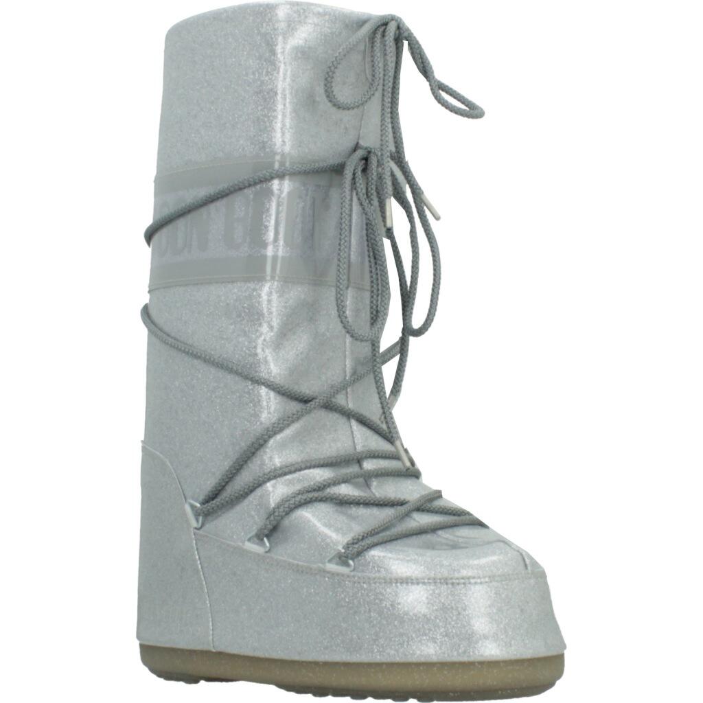 Bottes Moon Boot Modèle Mb Icon Glitter Couleur Argent 5/5