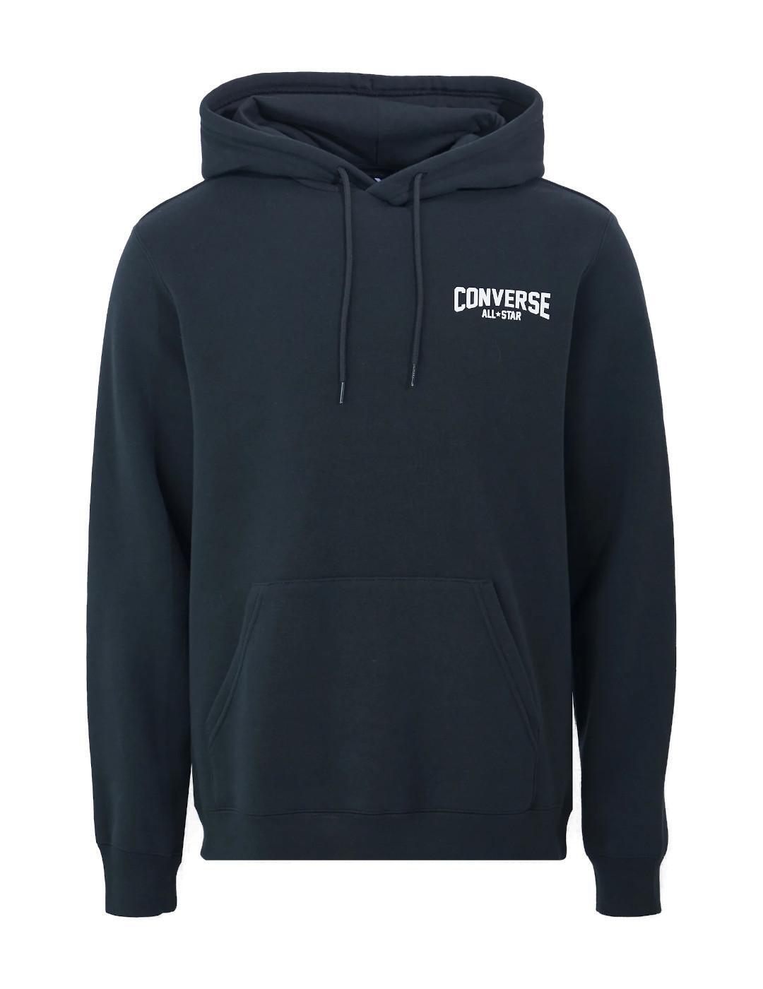 Maillot et sweat-shirt pour homme Converse Retro Hoops noir. 4/4