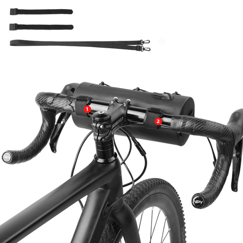 Torba rowerowa na kierownicę z paskiem Rhinowalk RK9109 wodoodporna 6/7