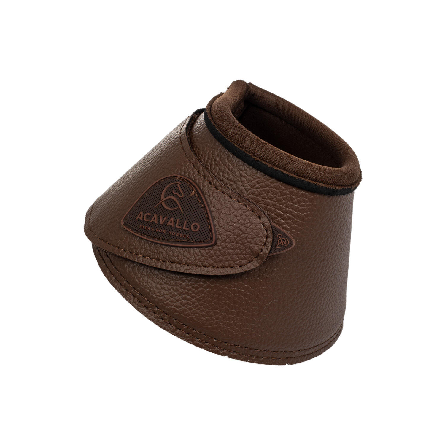 Campanelle per cavallo in cuoio sintetico con chiusura in velcro Acavallo 2/5
