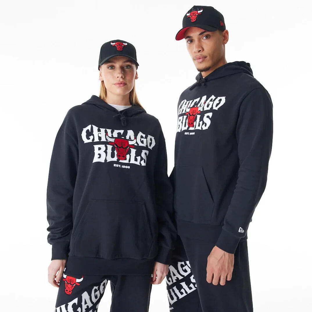 NEW ERA Felpa con cappuccio Chicago Bulls NBA Graphic