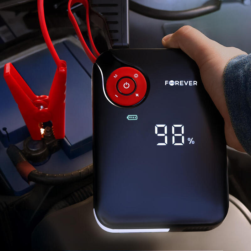 Powerbank Forever jump starter 4w1 JS-400 7200mAh czarno-niebieski