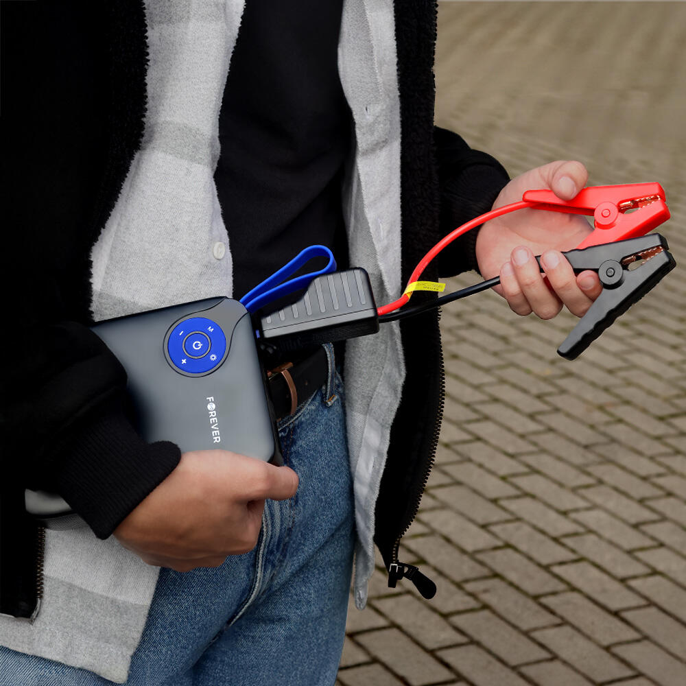 Powerbank Forever jump starter 4w1 JS-400 7200mAh zwart-rood 7/7