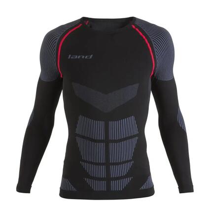 Sous-vêtement homme - Manches longues - Black Silver