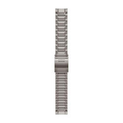 Bracelet de montre renforcé avec maillons en flèche et fermoir à boucle déployan