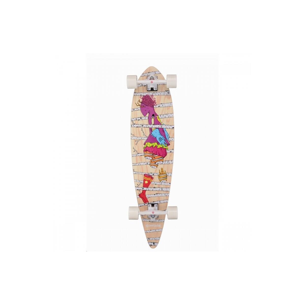STREET SURFING Skate Pintail 40&#39;&#39; Artist Wood Straat Surfen