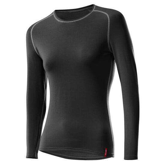 Maglia termica - donna - isolante traspirante - nero