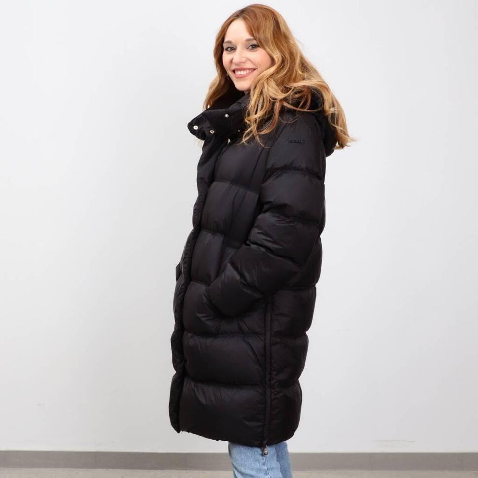 Kurtka GEOX W TAHINA LONG JKT Niebieski