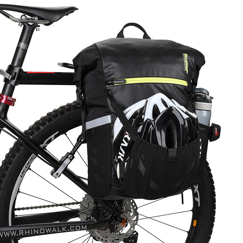 Sakwa rowerowa boczna na bagażnik plecak 2w1 Rhinowalk X20601