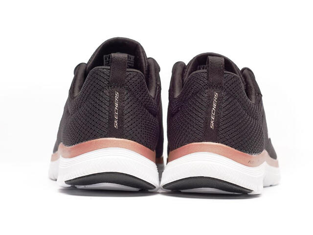 Chaussures Lifestyle Skechers Flex Appeal 4.0Brilliant Vie Noir/Rose Gold Femme 7/7