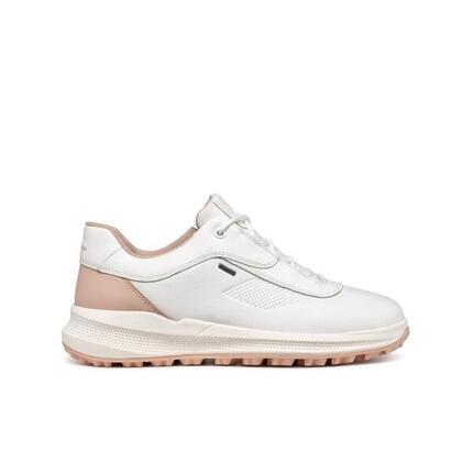Geox PG1X B ABX A - Chaussures de golf pour femmes, blanc/nude