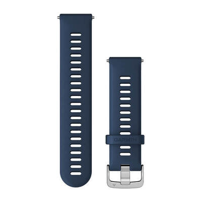 Schnell lösbares Uhrenarmband mit silberner Schnalle Garmin 22 mm
