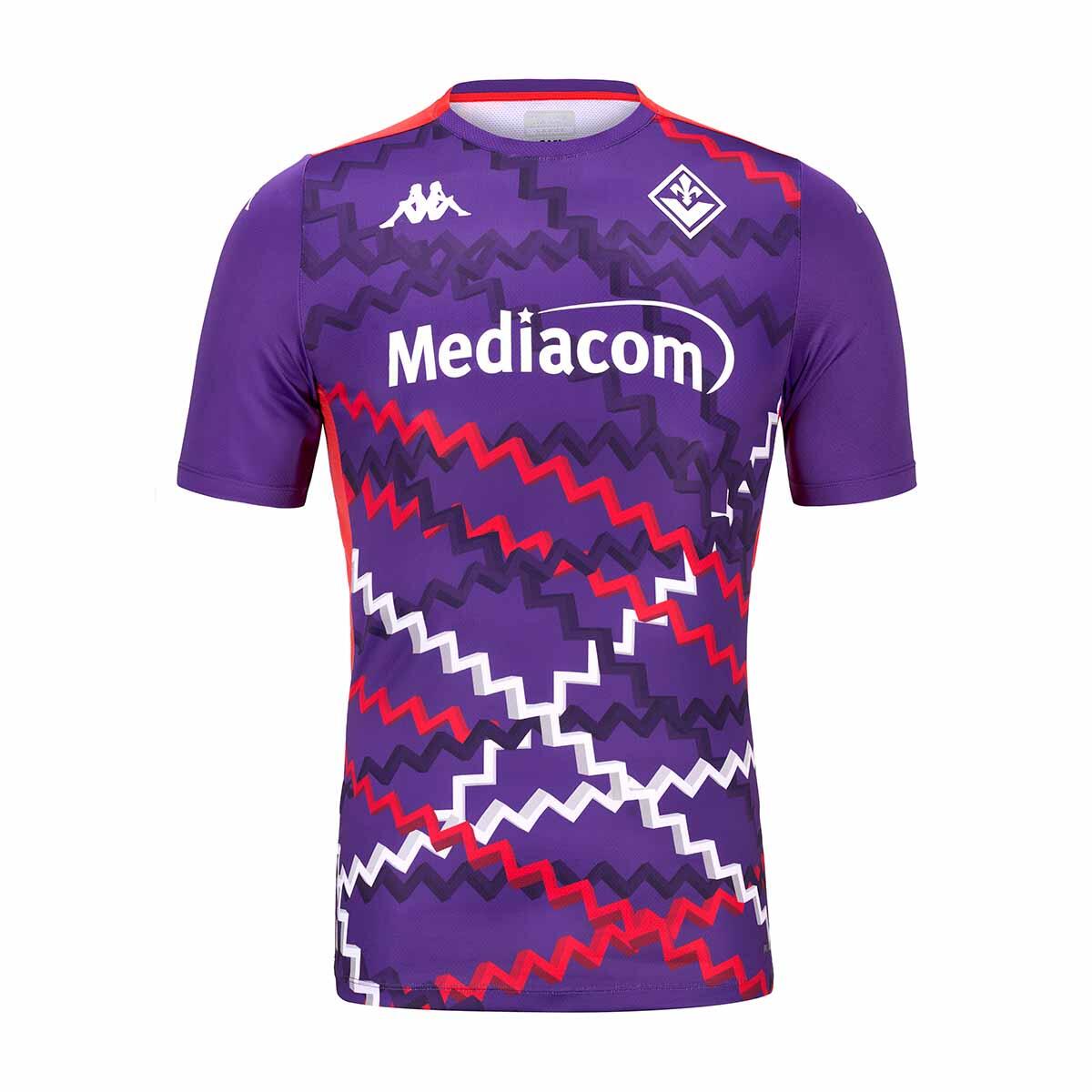 T-Shirt ACF Fiorentina da Uomo in Poliestere riciclato Viola 2/7