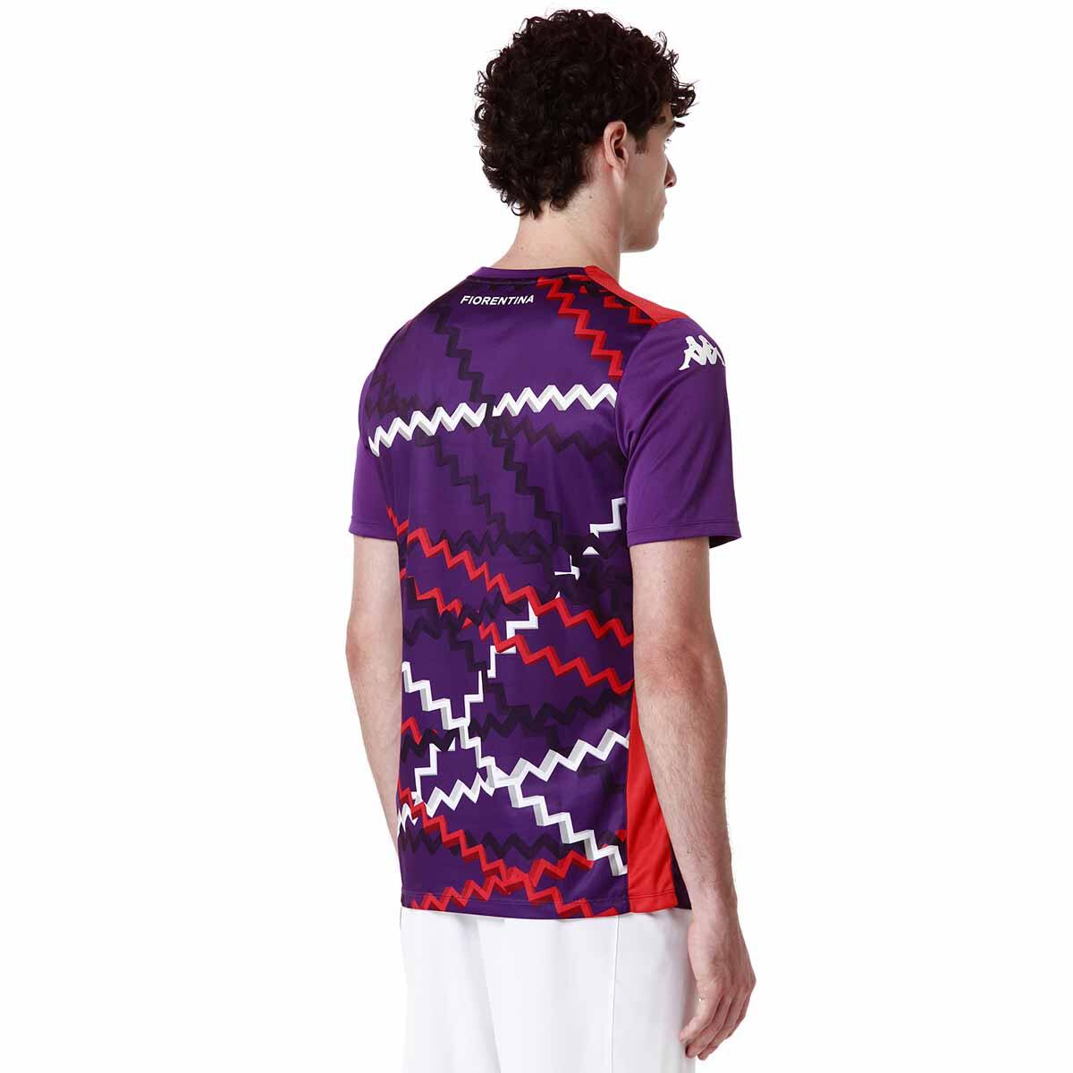 T-Shirt ACF Fiorentina da Uomo in Poliestere riciclato Viola 5/7