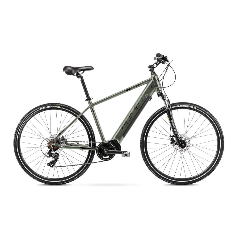 Romet - Vélo Vtc Électrique 28" Homme - Romet - Orkan 1 Moteur Central - Vélo Tout Chemin - Vert - 42 M/l - Decathlon