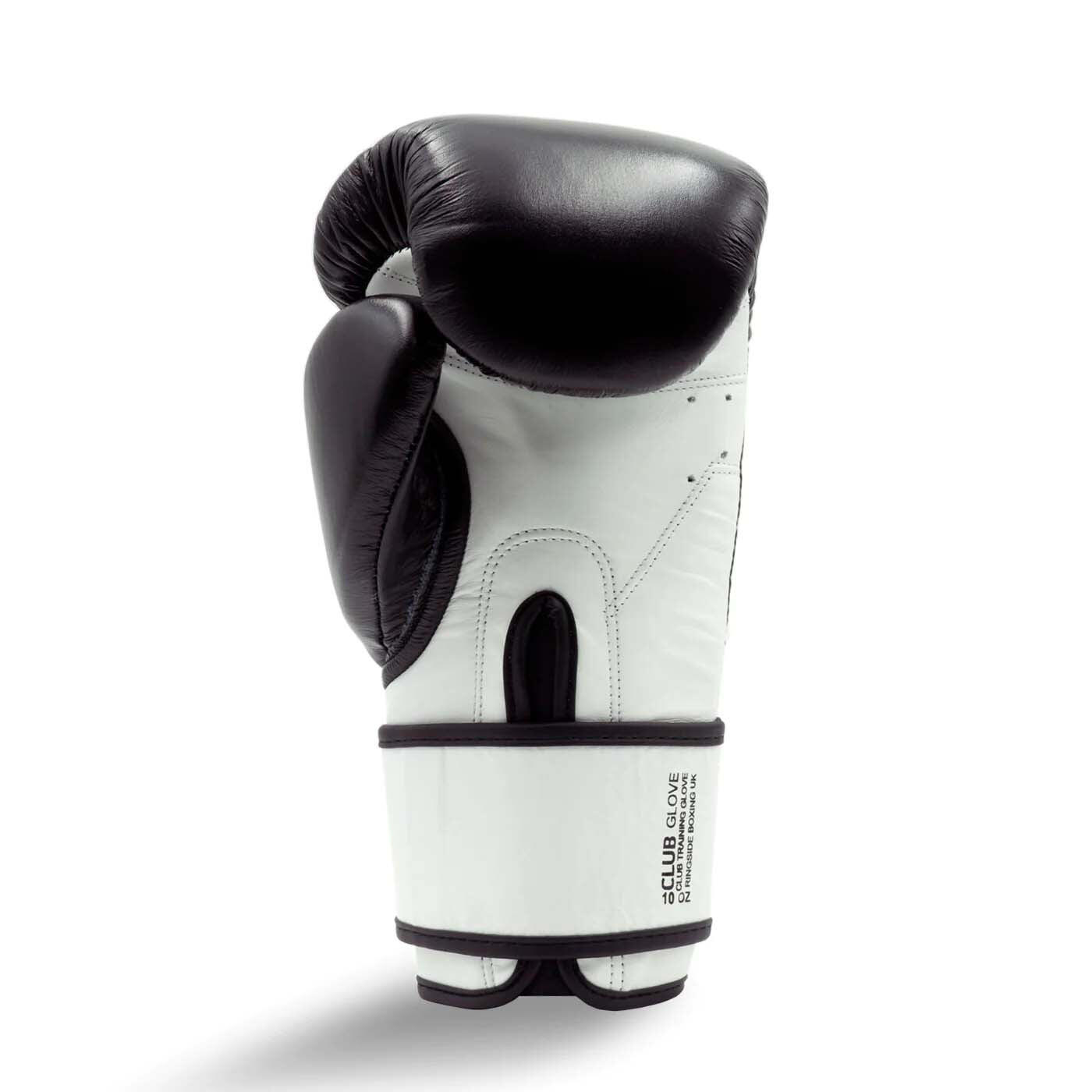 RINGSIDE BOXING Club Boxing Glove - Black / White