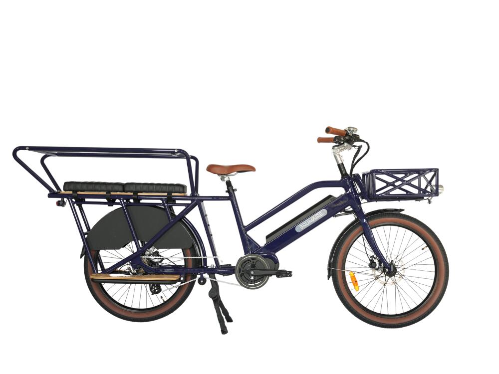 Vélo longtail électrique - jusqu'a 3 enfants - moteur puissant 85 Nm - Français 2/6