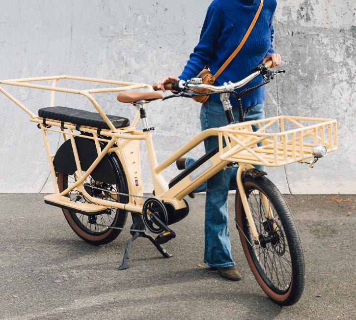 Vélo Electrique Longtail Nebula Brumaire Beige 6/6