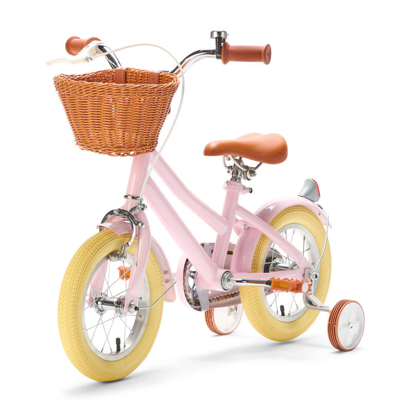 Béquille Vélo Enfant 12 Pouces Zasjon - Réglable Avec Perles Fluorescentes - Support Latéral Antidérapant - Pour Vélos Enfants
