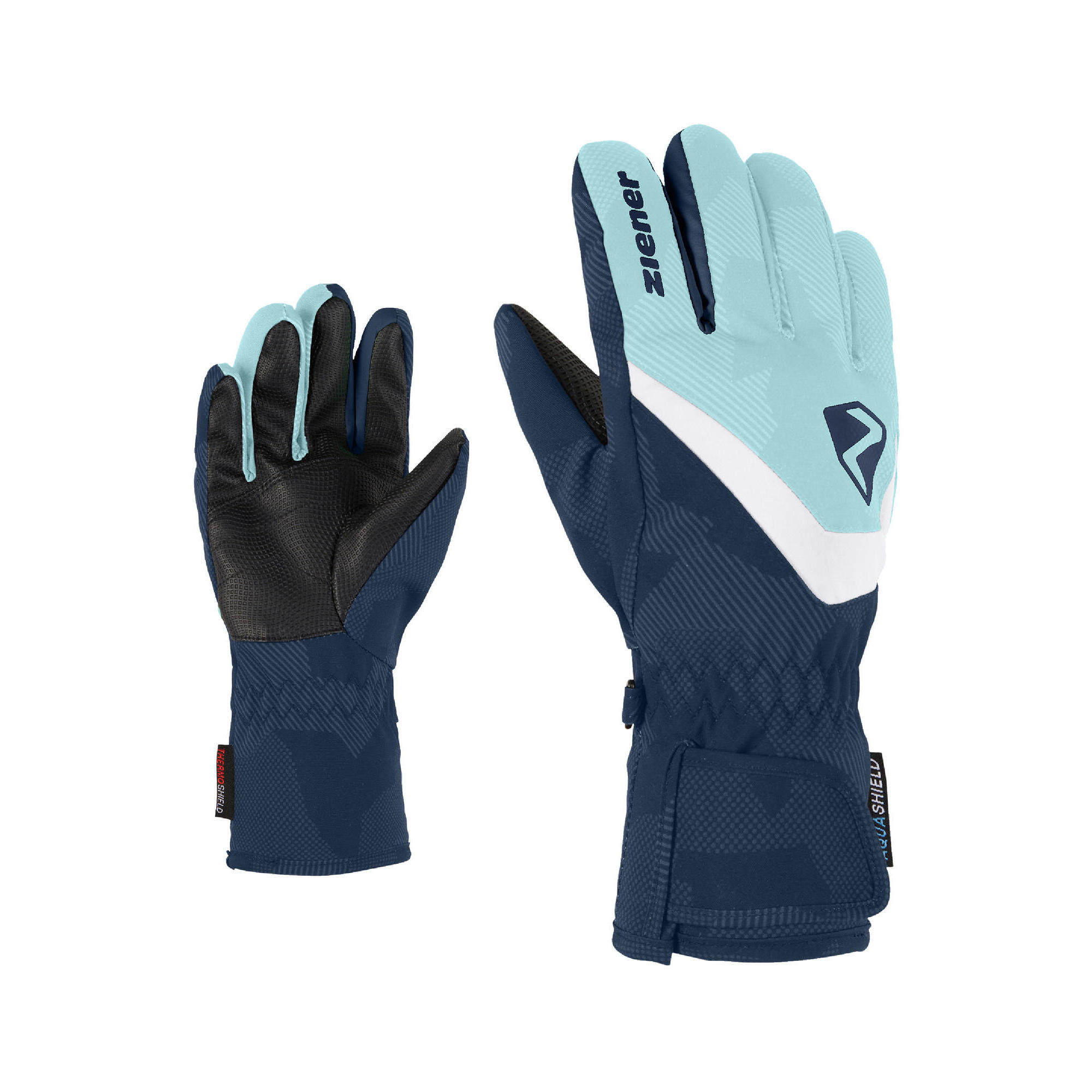 Ziener - Gants De Ski Enfant Ziener Loriko As - Gants - Bleu - 5 - Decathlon