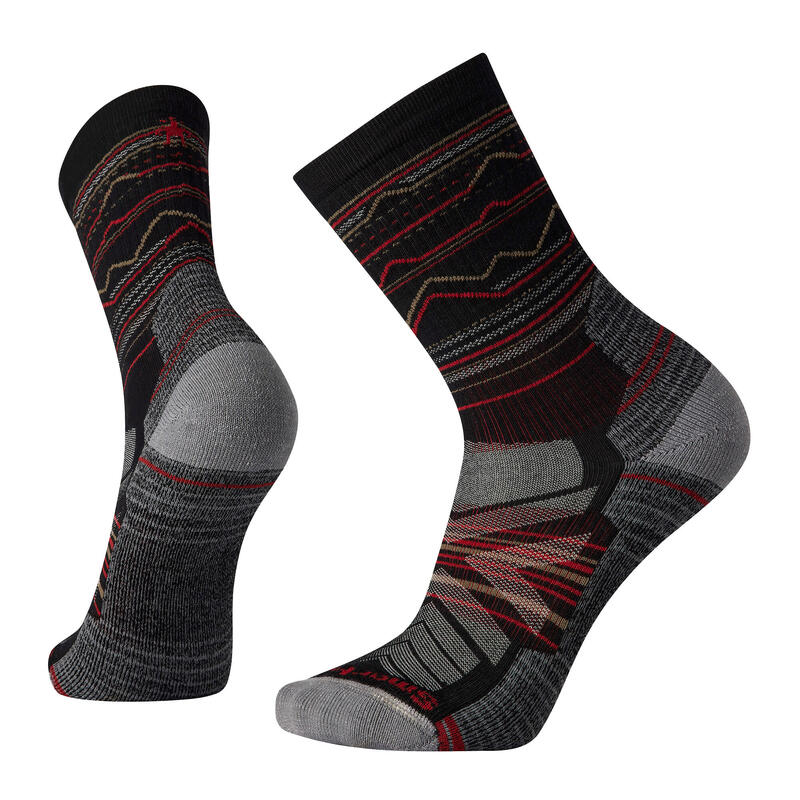 Skarpety trekkingowe Smartwool Hike Light Cushion Mountain Pattern Crew