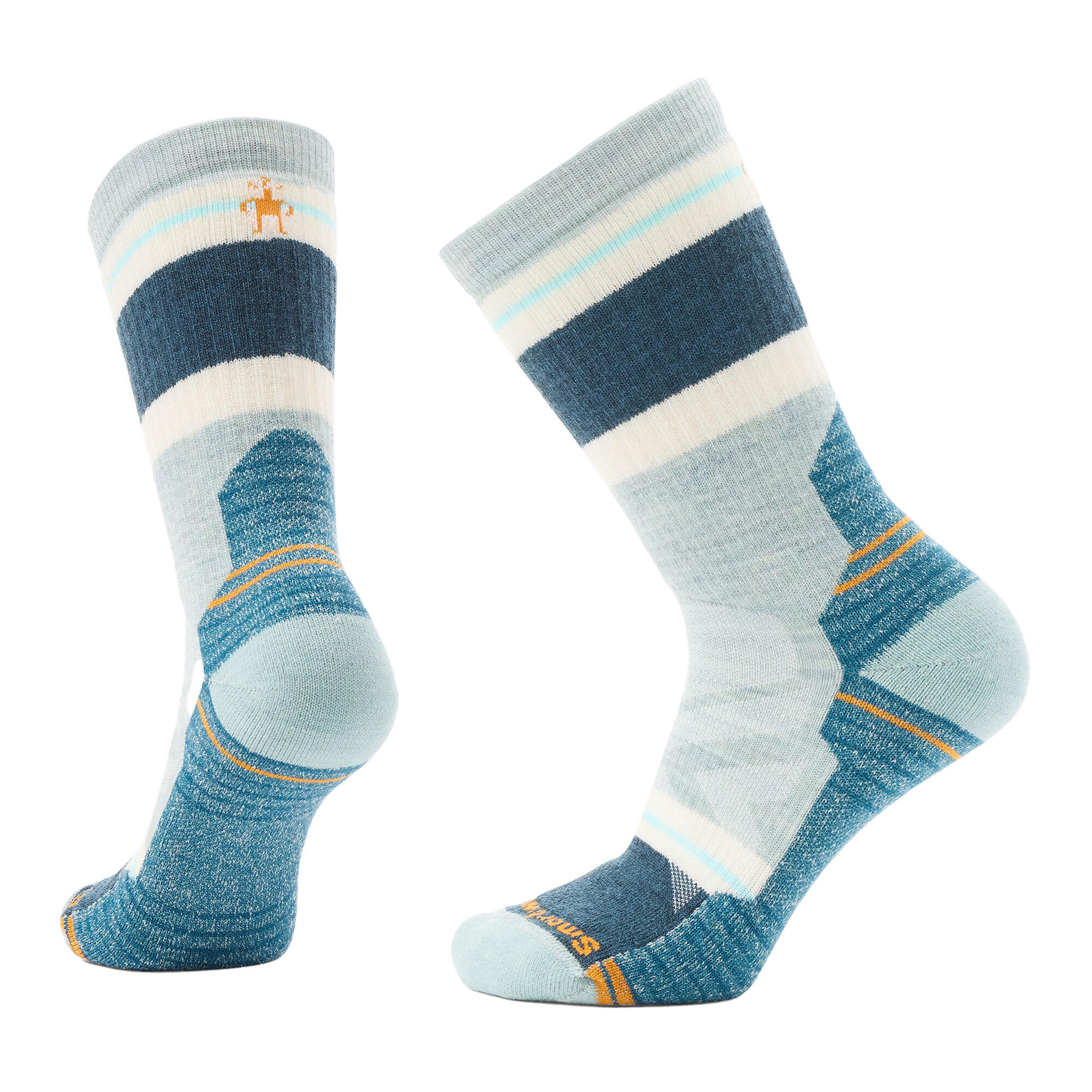 Meias de trekking Smartwool Hike Full Cushion Saturnsphere Crew para mulher 1/2