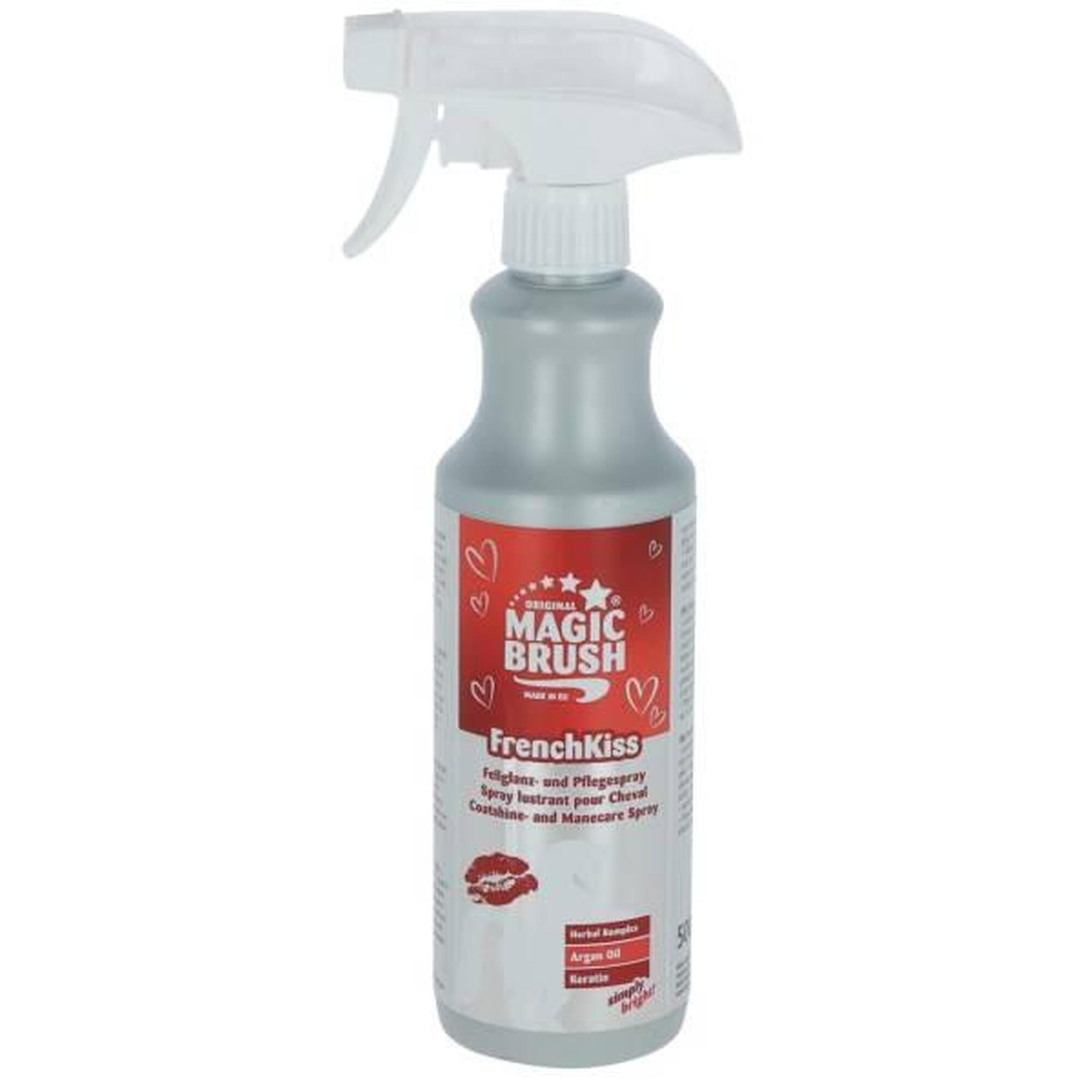 Magic Brush - Spray Démêlant Lustrant French Kiss - Magic Brush - Gel Chevaux - Incolore - 500 Ml - Decathlon