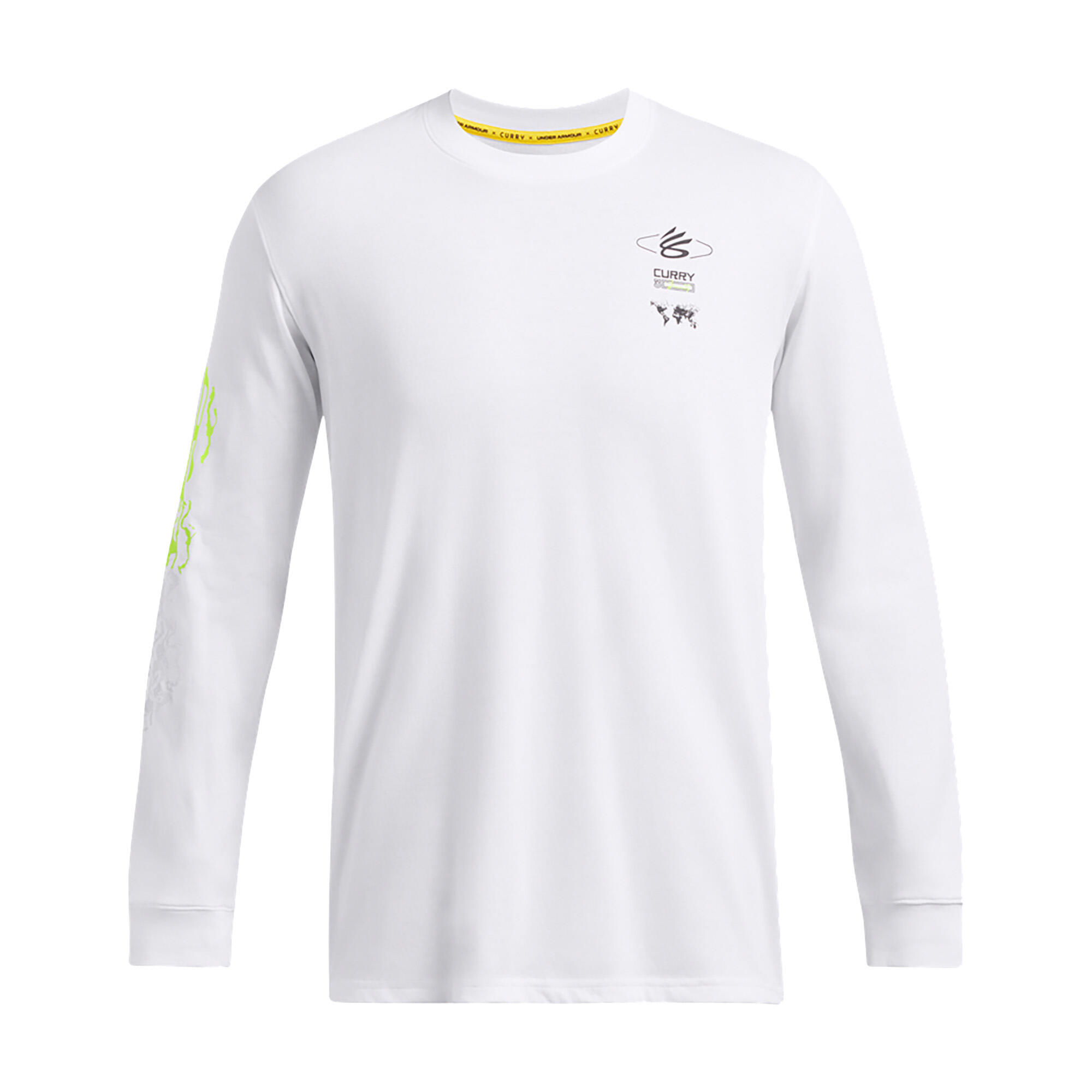 Under Armour Curry Verbiage Heavyweight T-shirt à manches longues pour homme 1/5