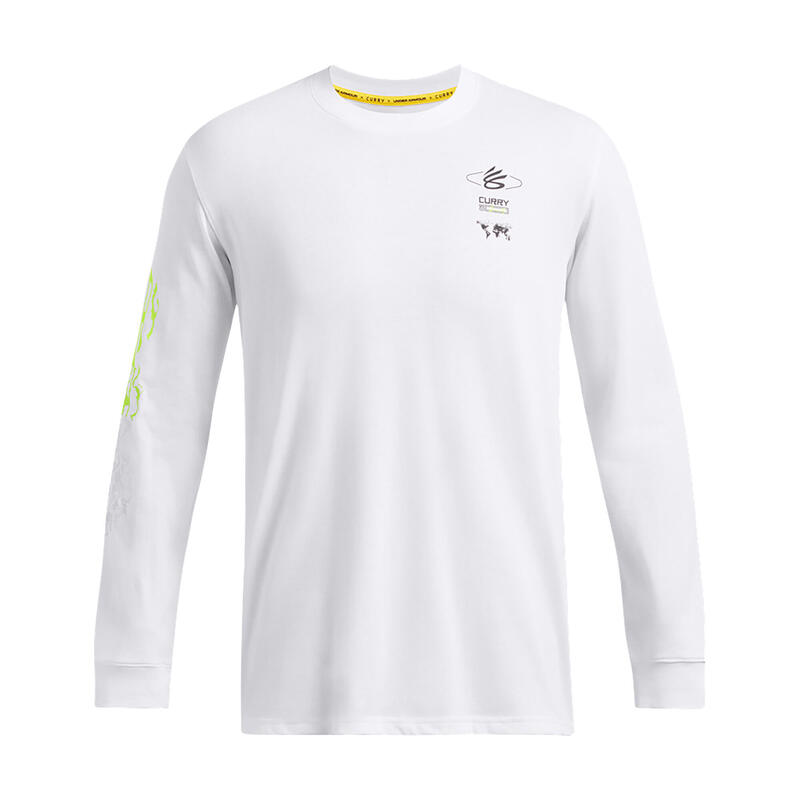 Bluza Under Armour Curry Verbiage Heavyweight cu mânecă lungă pentru bărbați