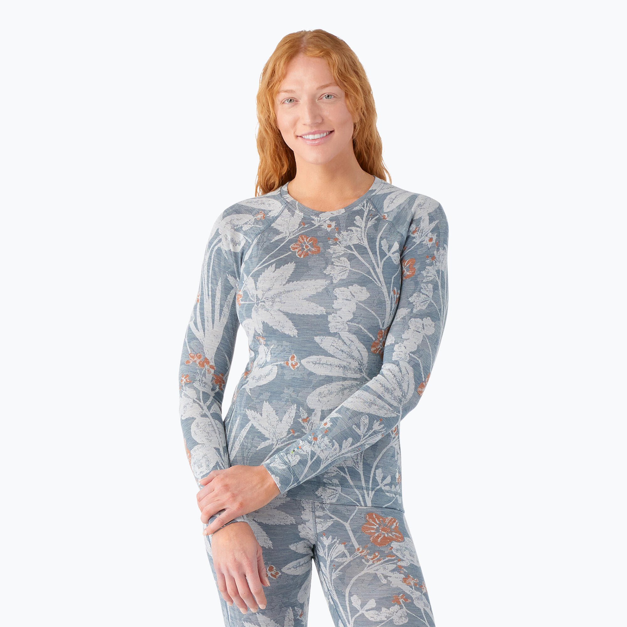Manga longa termoativa feminina Smartwool Merino 250 Baselayer Crew Boxed 3/3