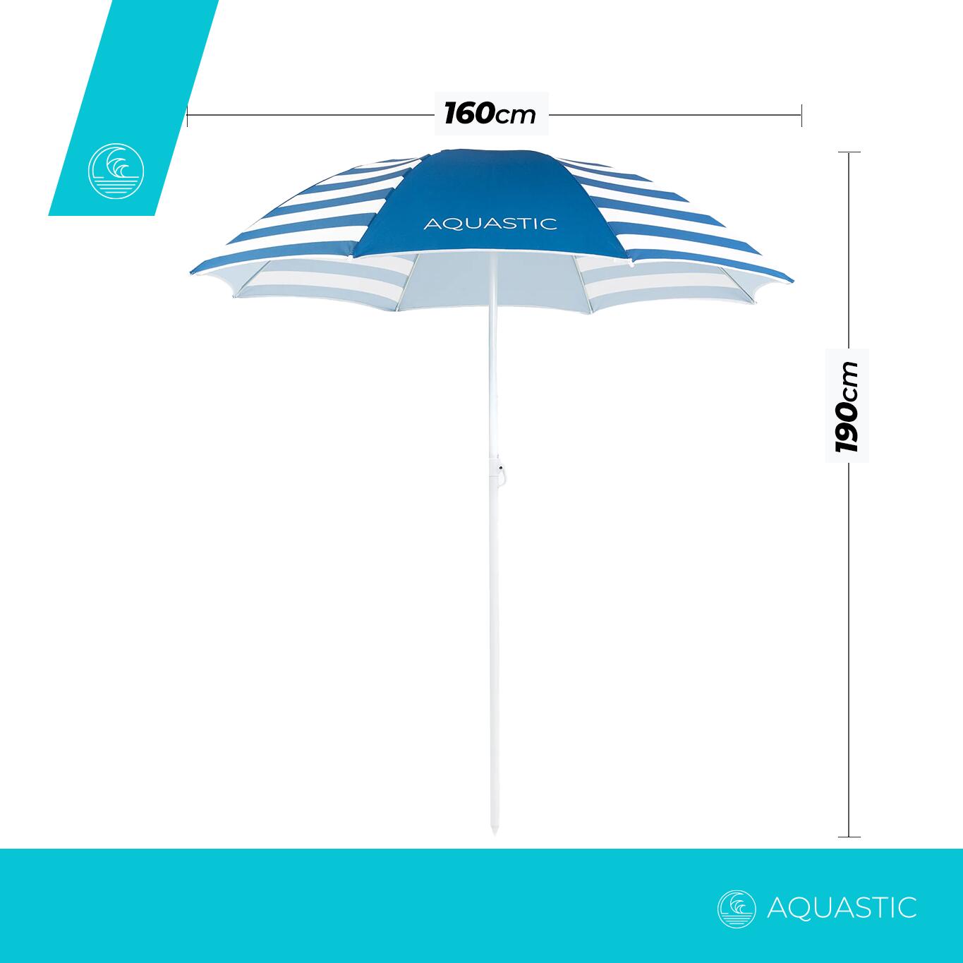 Parasol plażowy AQUASTIC Ombrelo 2/7
