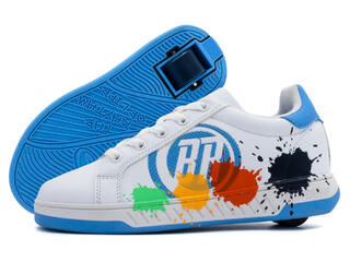 Kraftpaid Sportschoenen met wieltjes, voor kinderen, outdoor gymschoenen met wieltjes, voor kinderen, 2-in-1 rolschaatsen, schoenen met 2 wielen, comfort, multifunctioneel, voor Pasen, verjaardag