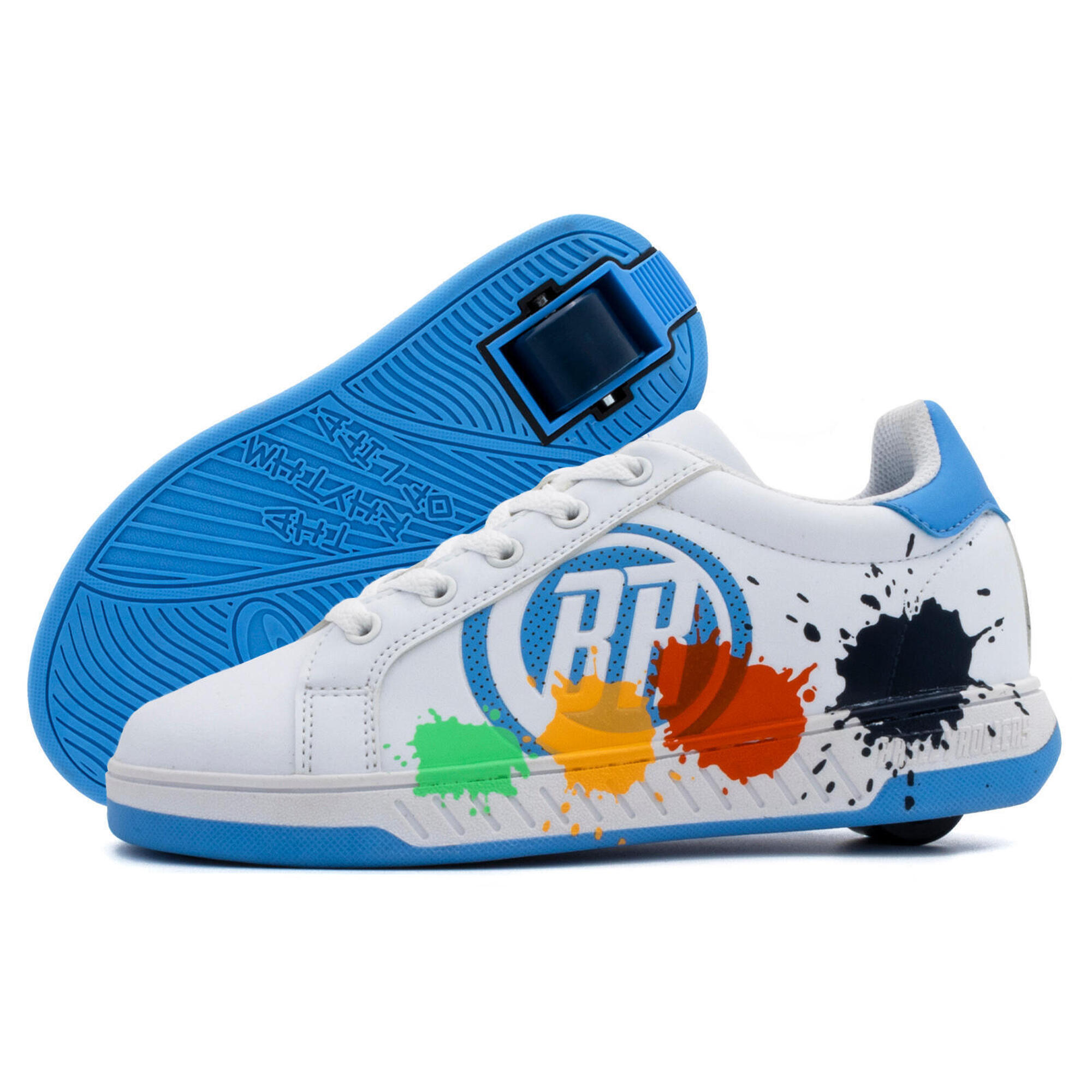 Breezy Rollers - Chaussures À Roulettes Breezy Rollers 2280374 Kids Blanc/bleu Clair - Chaussures À Roulettes - Bleu - 36 - Decathlon