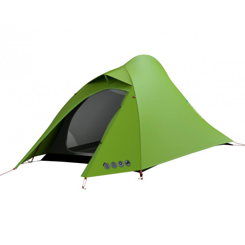 Sawaj Camel 2 - tente légère - 2 personnes - 1,6 kg - Vert