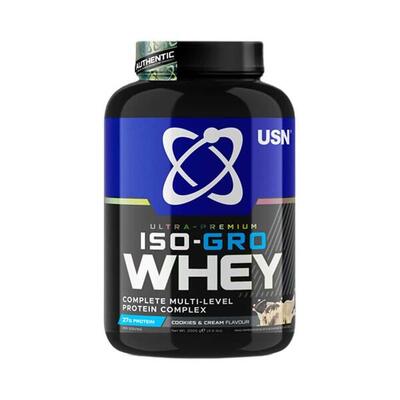 Usn iso-gro whey (2000g) dutch chocolate - eiwitten - eiwit mix