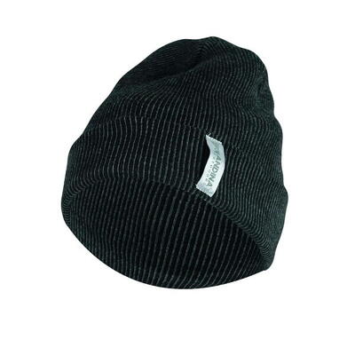 Merino beanie met premium alpaca zwart muts voor heren en dames wintermuts