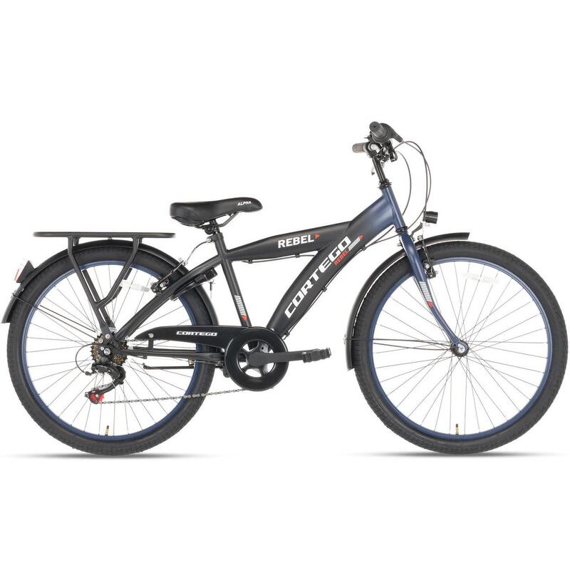 Cortego Rebel Vélo Garçon 24 Pouces Bleu - 7 Vitesses