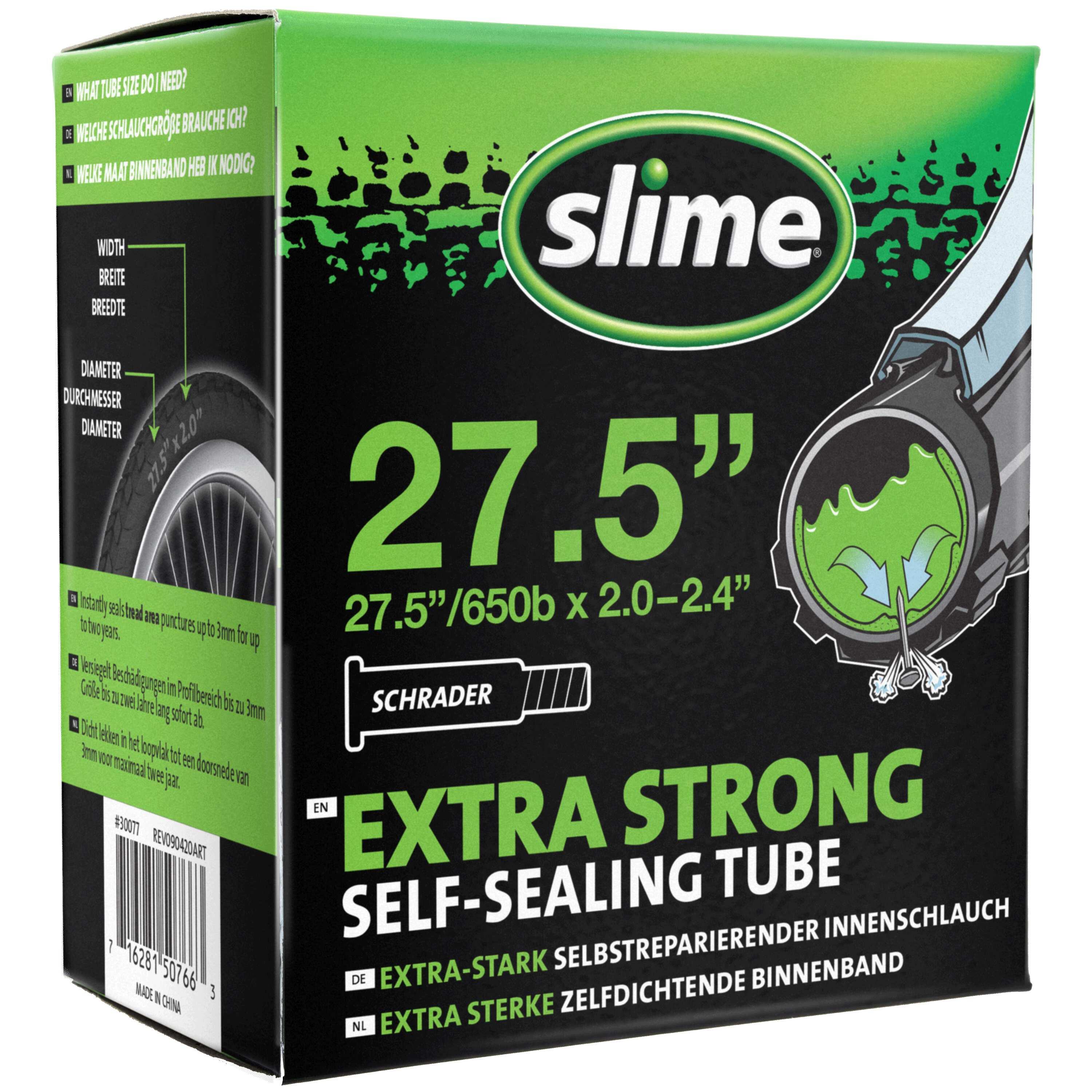 SLIME Dętka rowerowa z uszczelniaczem 27,5x1,9-2.125 (SCHRADER)
