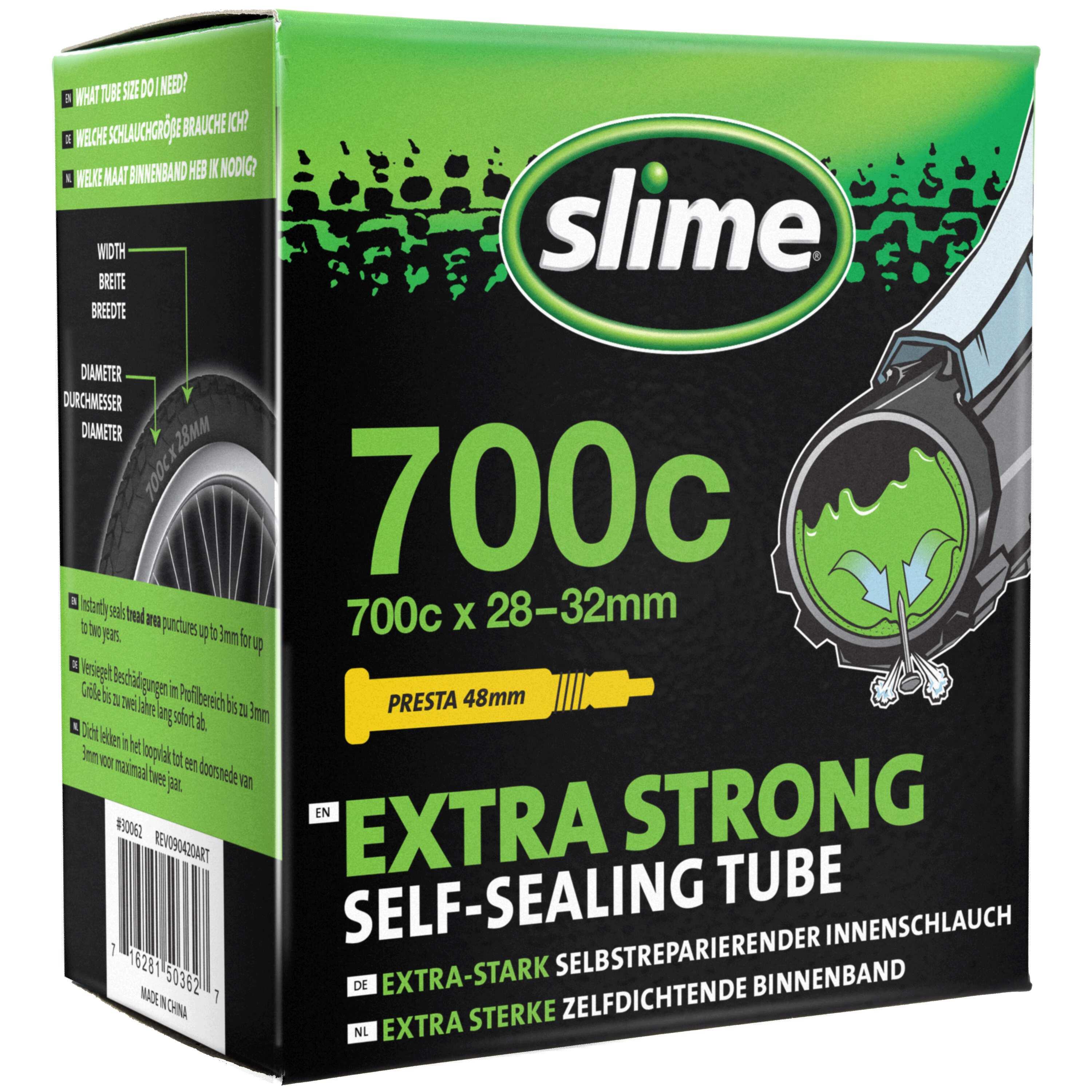 SLIME Slime Smart Tube - 700cc x 28-32 - Presta Valve