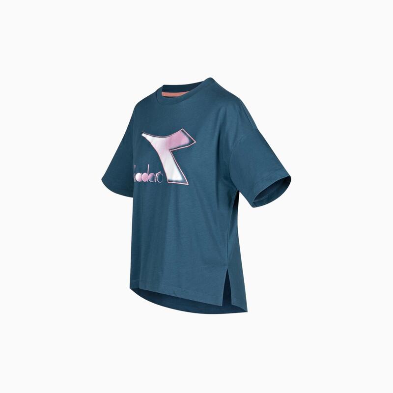 T-shirt Diadora Ss Lush, Bleu, Femmes