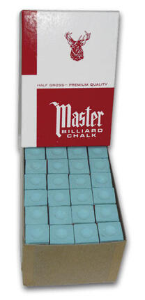 Master Billard Kreide 72er grün Snookerkreide