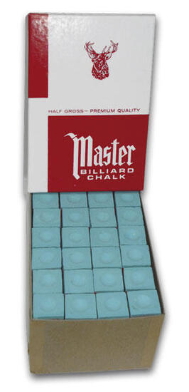 Master Billard Kreide 72er grün Snookerkreide