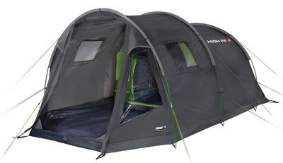 High peak tunneltent torri 4.0. ingenaaide tentvloer. 1.9 m stahoogte. pfc-vrij