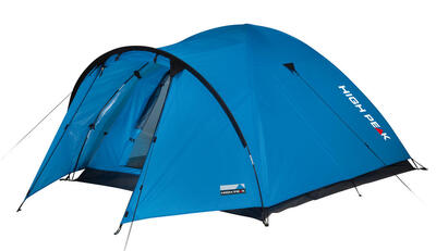 High peak koepeltent narvik 4. kampeertent met veranda. waterdicht. pfc-vrij