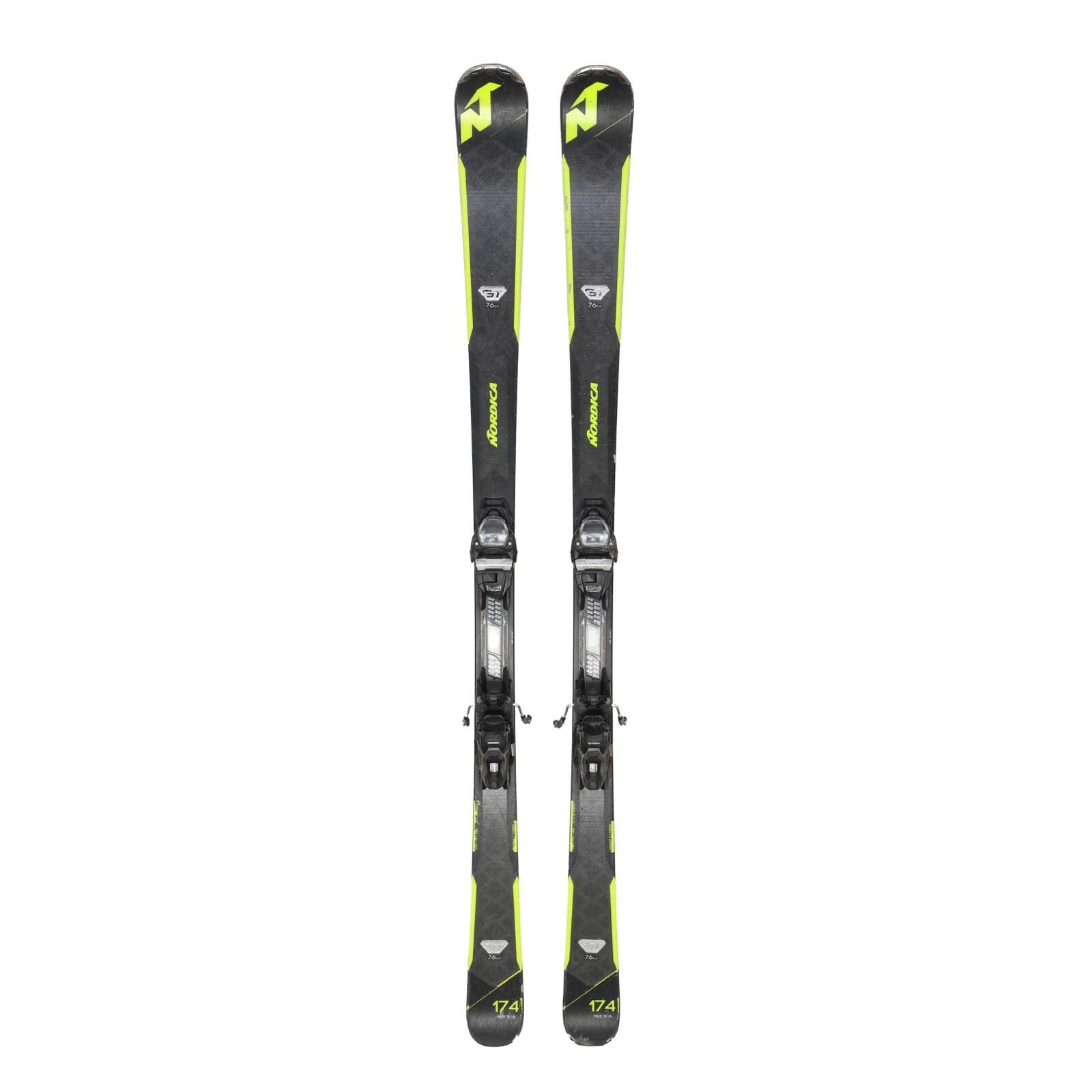 RECONDITIONNE - Ski Nordica Gt 76 Ca + Fixations 2/4