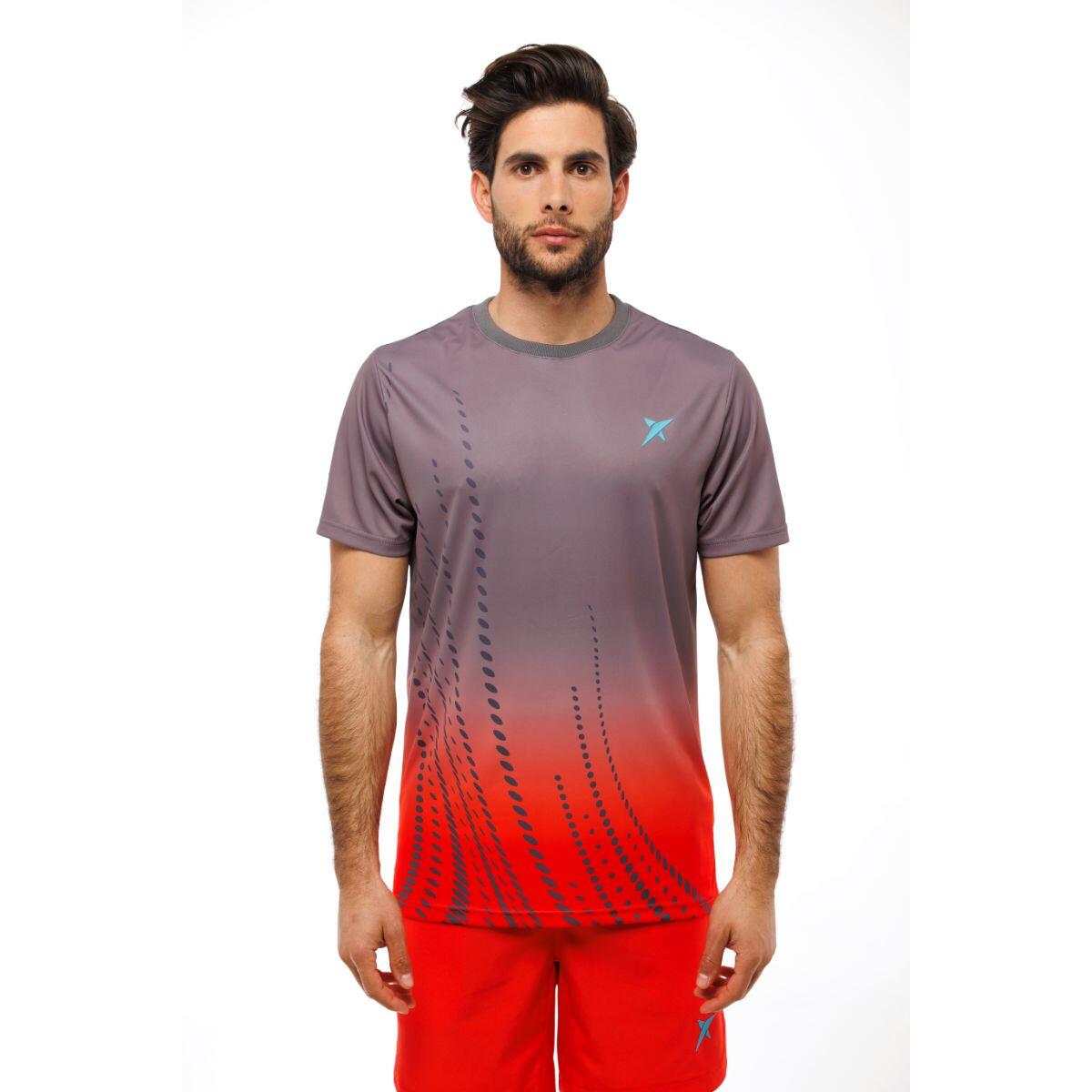 Drop Shot - Drop Shot Naos T-shirt Rouge - T-shirt Manches Courtes - Rouge - S - Decathlon