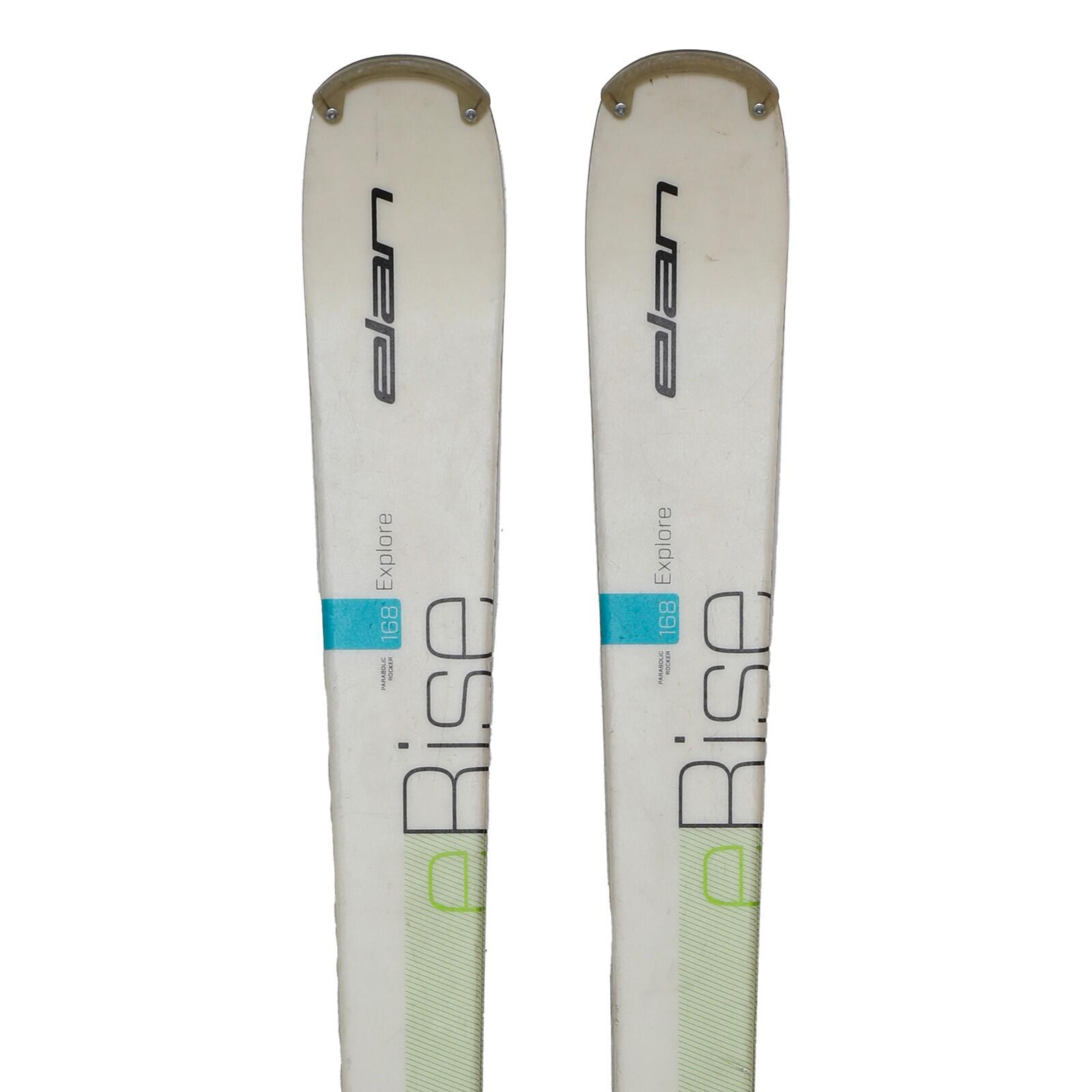 Elan - Reconditionne - Ski Elan E Rise Explore 80 + Fixations - Correct - Skis - Vert - 152 Cm - Decathlon